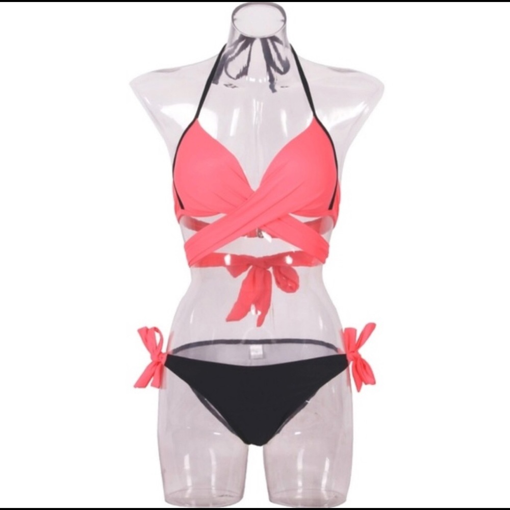 Host Pick🔥Two Piece Swim Suit Push Up Criss Cross - Picture 3 of 8